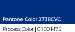 Pantone Color 2738CVC